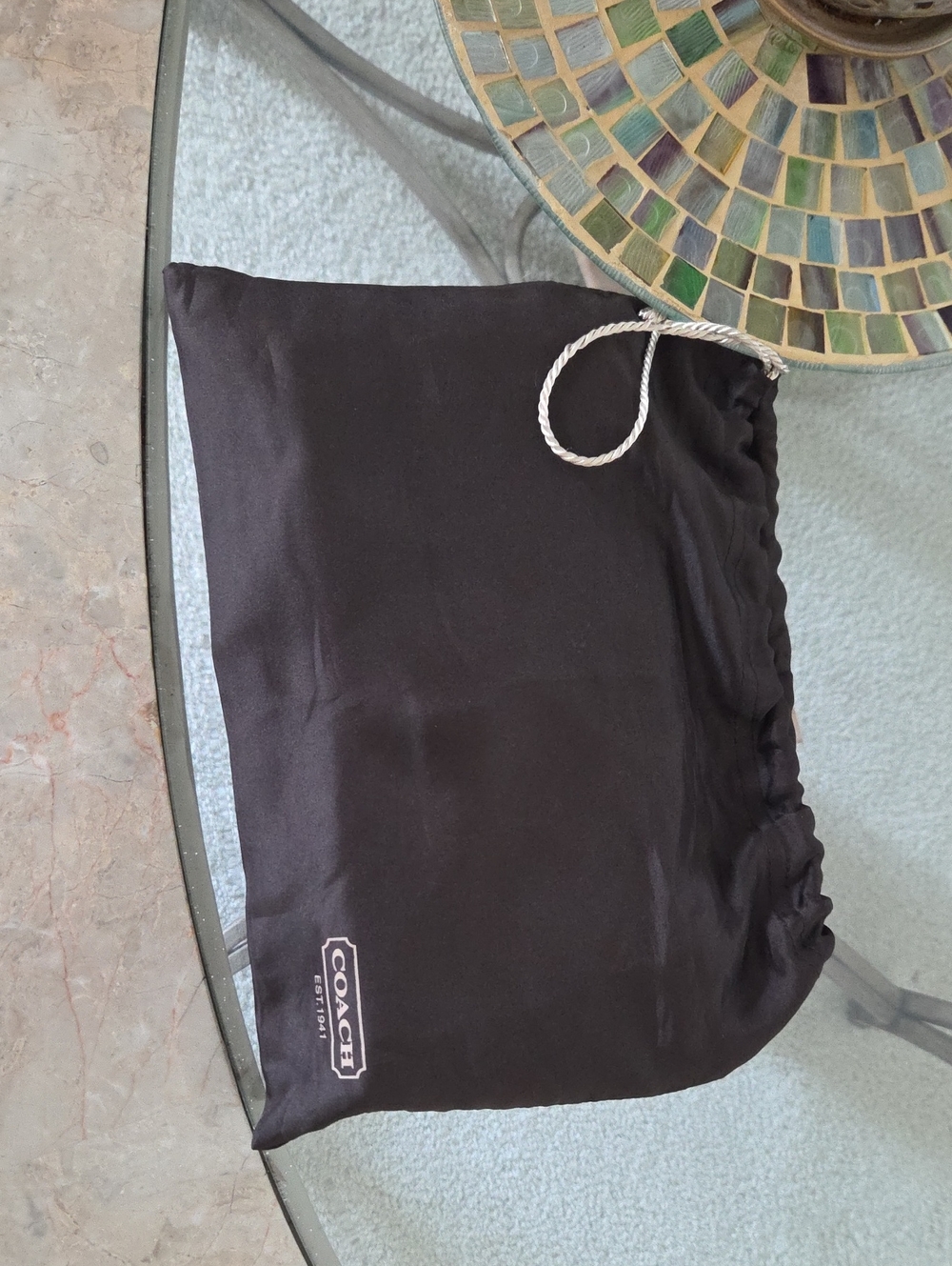 Satin Blue Folding Clutch Subcategory Identification